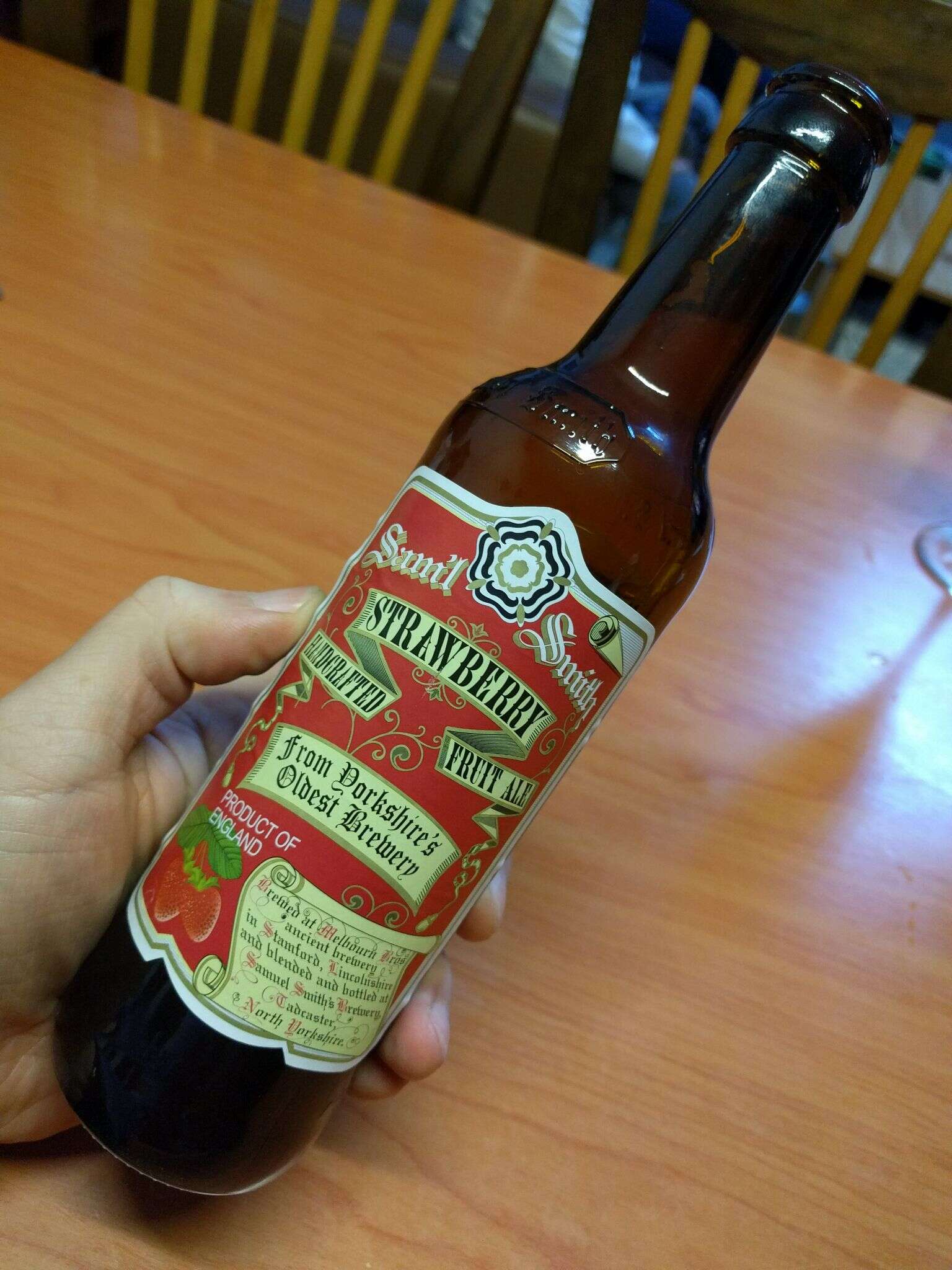 Samuel Smiths Organic Strawberry Fruit Beer 20171205 201153